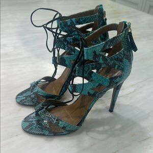 Aldo Green Strappy Heels